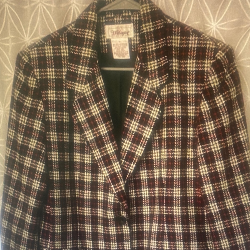 Vintage Worthington plaid blazer
